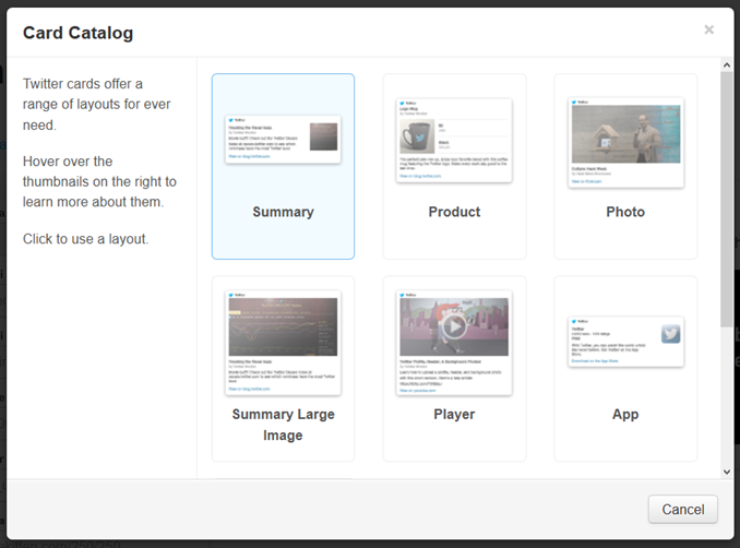 カードカタログ