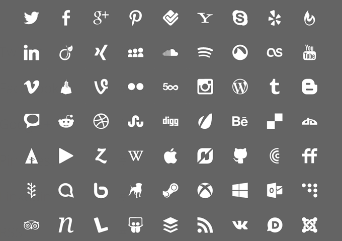 Itサービス系のソーシャルアイコンを作るなら Perfect Icons 大抵のロゴならあります