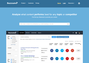 BuzzSumo- Find the Most Shared Content and Key Influencers