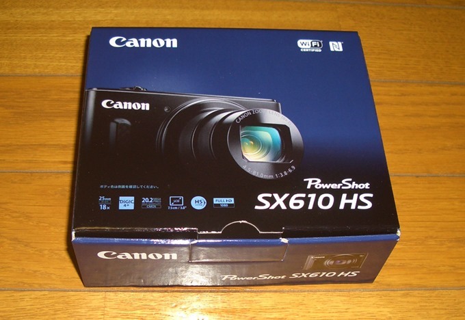 Canon デジタルカメラ PowerShot SX610 HSの箱正面