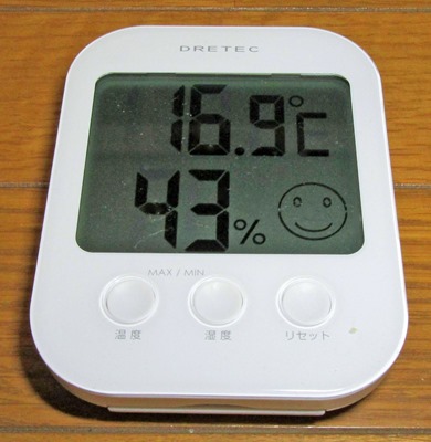 温度・湿度計