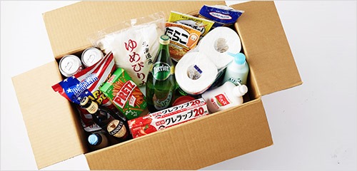 Amazonパントリーの段ボール