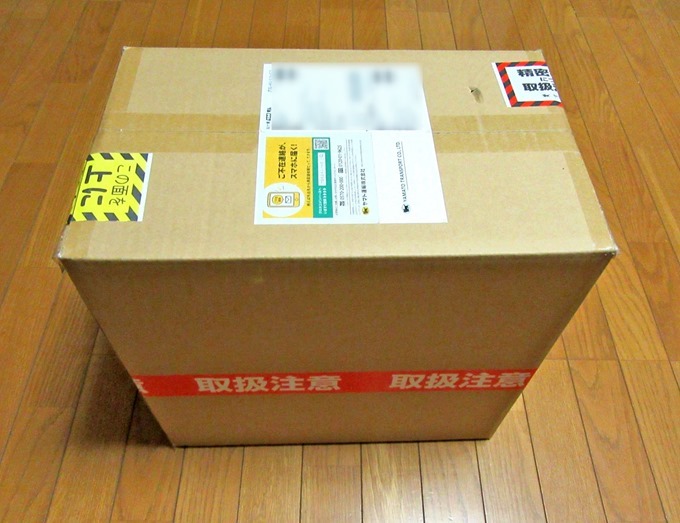 酸素発生器の段ボール
